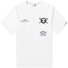 Men's AAPE Street Baseball Number T-Shirt in White