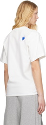 ADER error White Blue Net Product. 49 T-shirt