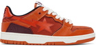 BAPE Orange Sk8 Sta #2 Sneakers