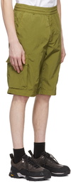 C.P. Company Green Nylon Shorts