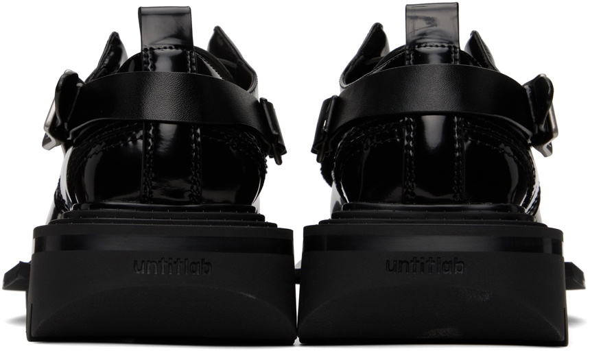 untitlab Black Reel Loafers