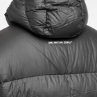 MKI Men's Ripstop Hooded Bubble Jacket in Black