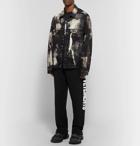 Vetements - Logo-Print Fleece-Back Cotton-Jersey Sweatpants - Men - Black