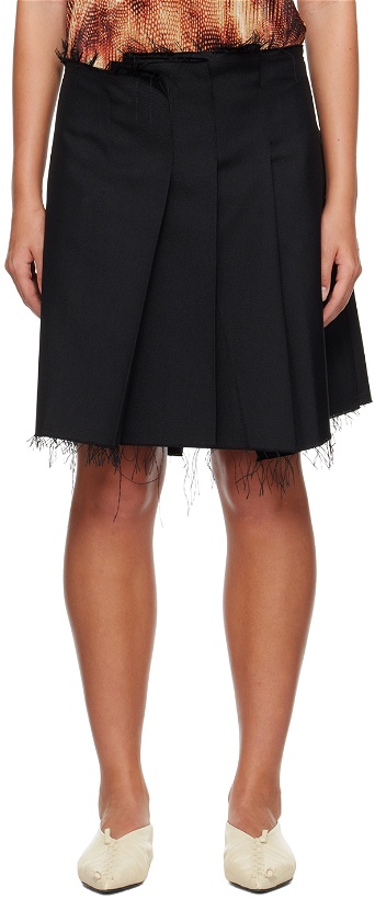 Photo: Song for the Mute Black Pleated Miniskirt