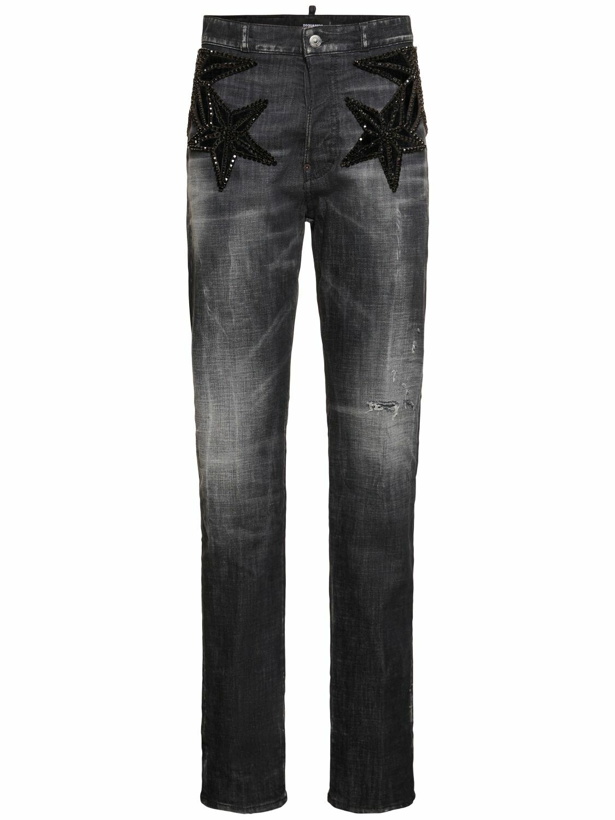 Photo: DSQUARED2 642 Embellished Stars High Rise Jeans