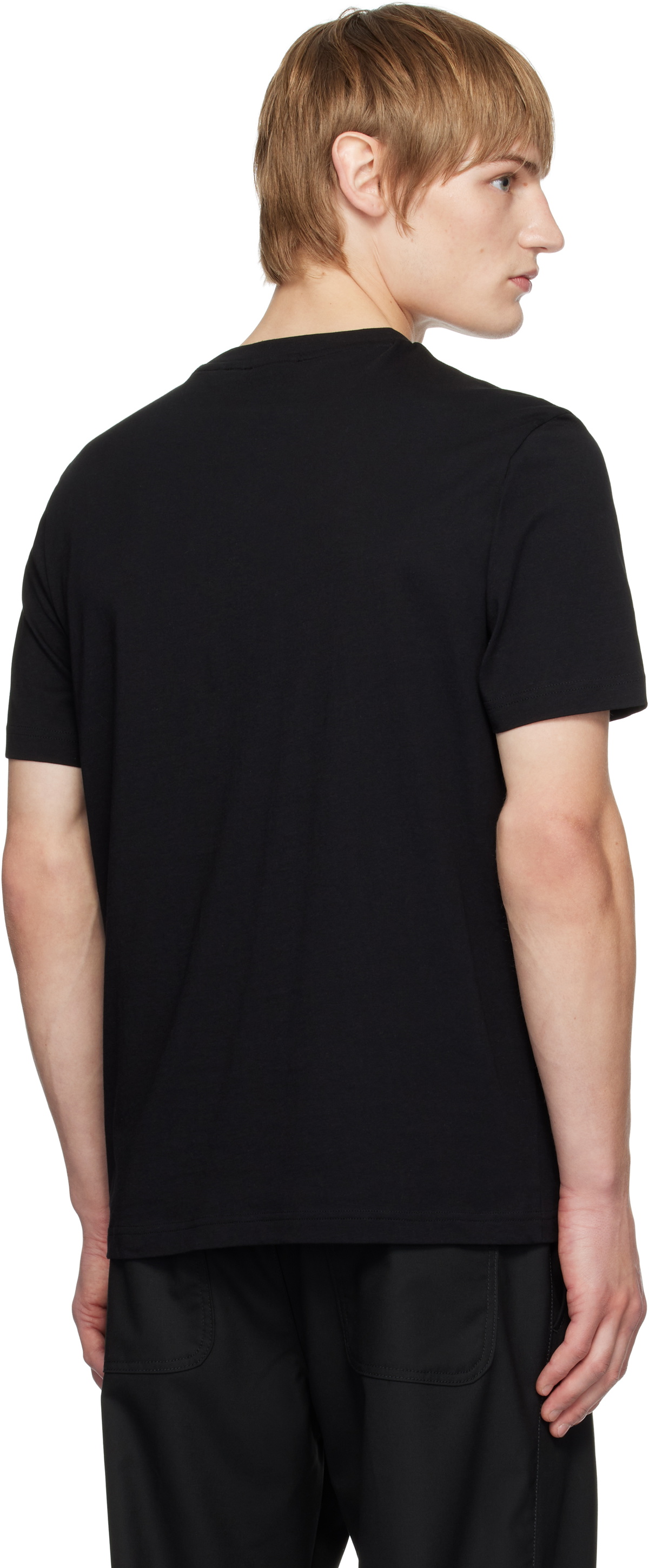 【関税込み】Hugo ブラック Flame Logo Tシャツ Hugo Black Flame Logo T-shirt Hugo Boss
