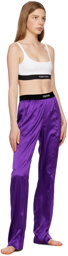 TOM FORD Purple Pinched Seams Lounge Pants