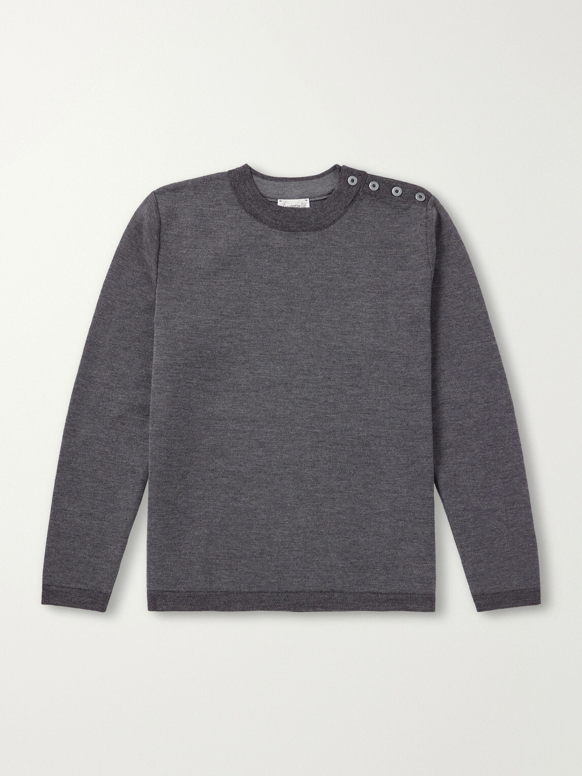 S.N.S. Herning - Naval Virgin Wool Sweater - Gray