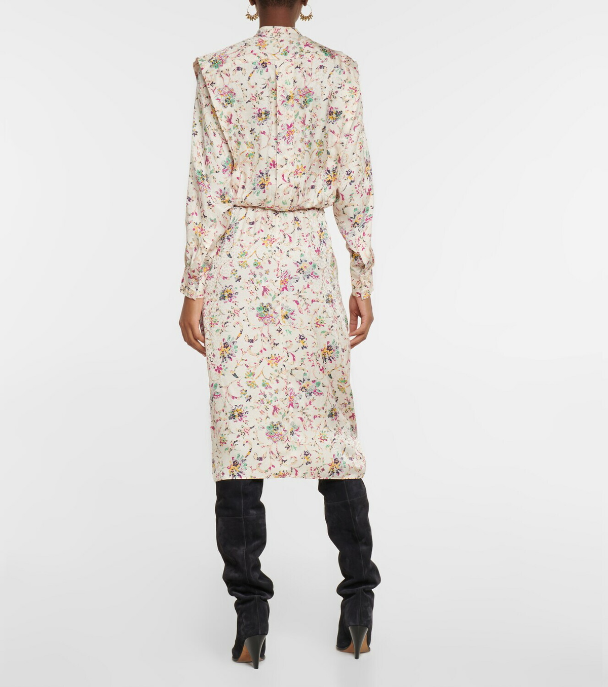 Marant Etoile Okleya floral midi dress Isabel Marant Etoile