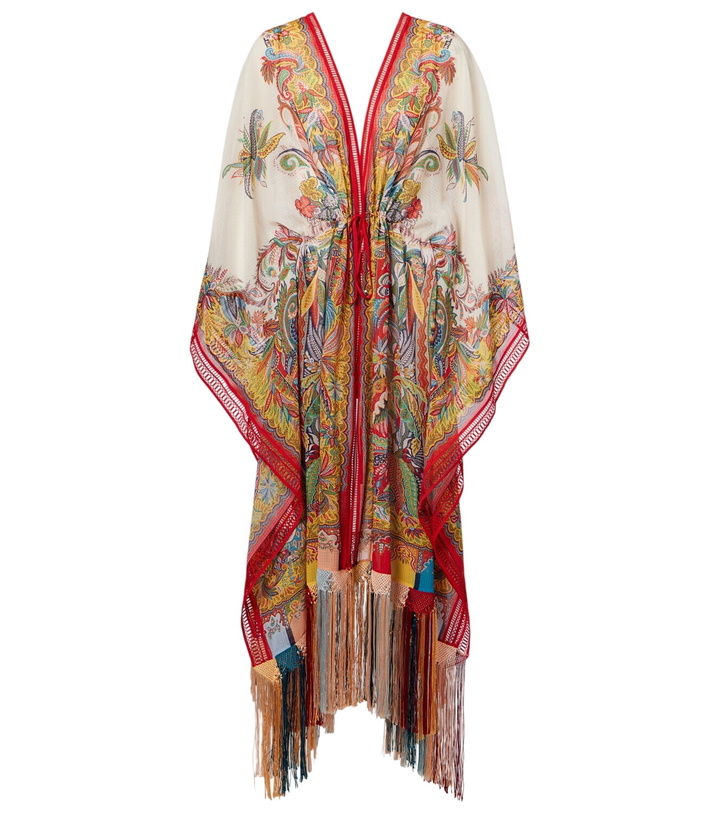 Photo: Etro Paisley fringed kaftan