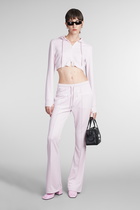 Courrèges Cropped Hooded Track Jacket