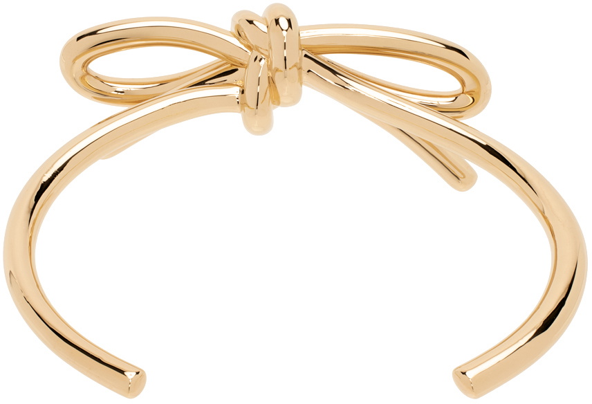 Valentino Garavani Gold Bow Scoobies Bracelet Valentino Garavani