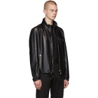 Prada Black Leather Triangle Jacket