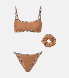 Burberry x Hunza G Tyler Burberry Check bikini