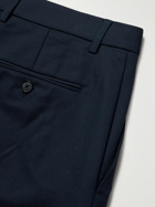 Club Monaco - City Dress Straight-Leg Cotton-Blend Trousers - Blue