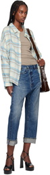 R13 Blue Exene Jeans