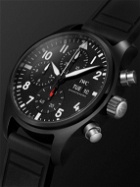 IWC Schaffhausen - Pilot's Watch Automatic Chronograph 41mm Ceramic and Rubber Watch, Ref. No. IWIW389401