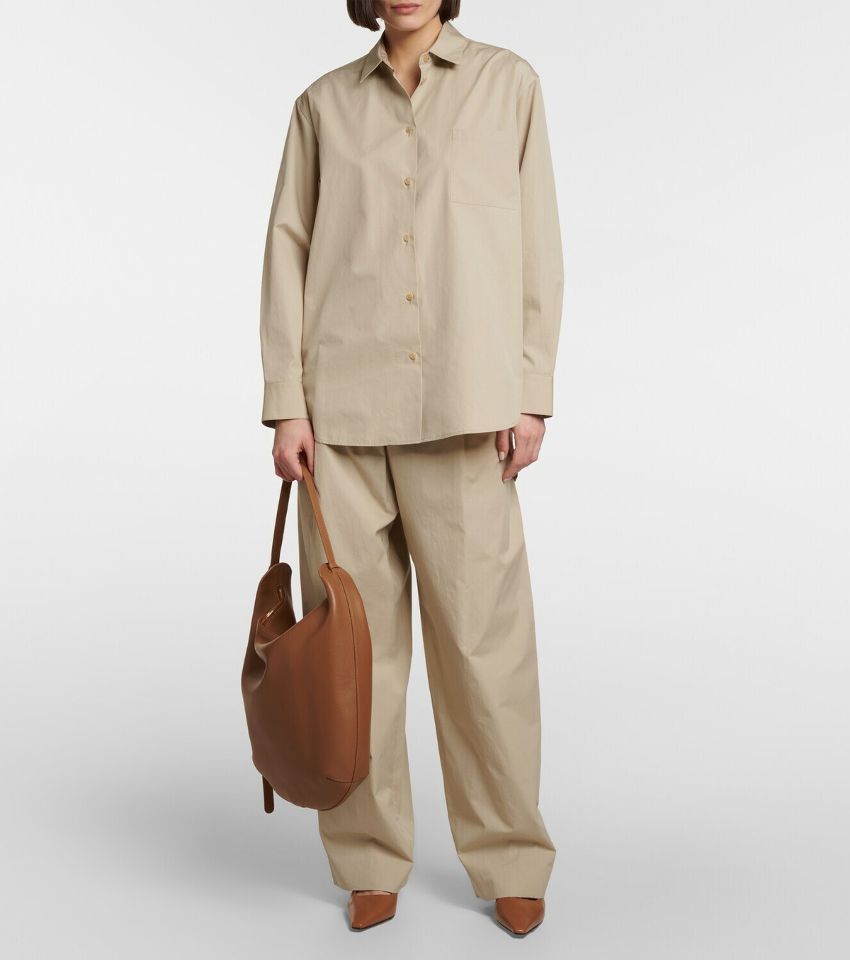 The Row - Allie Medium leather shoulder bag