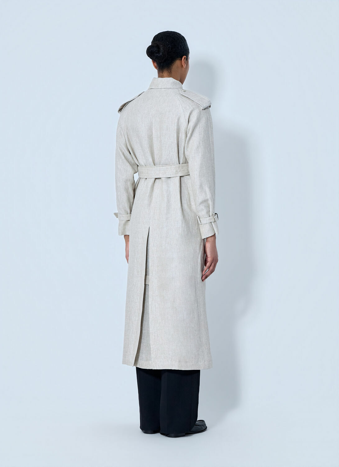 Max Mara Double-Breasted Trench Coat