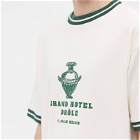 Drole de Monsieur Men's Drôle de Monsieur x Gergei Erdei Hotel Drole T-Shirt in Off White/Green