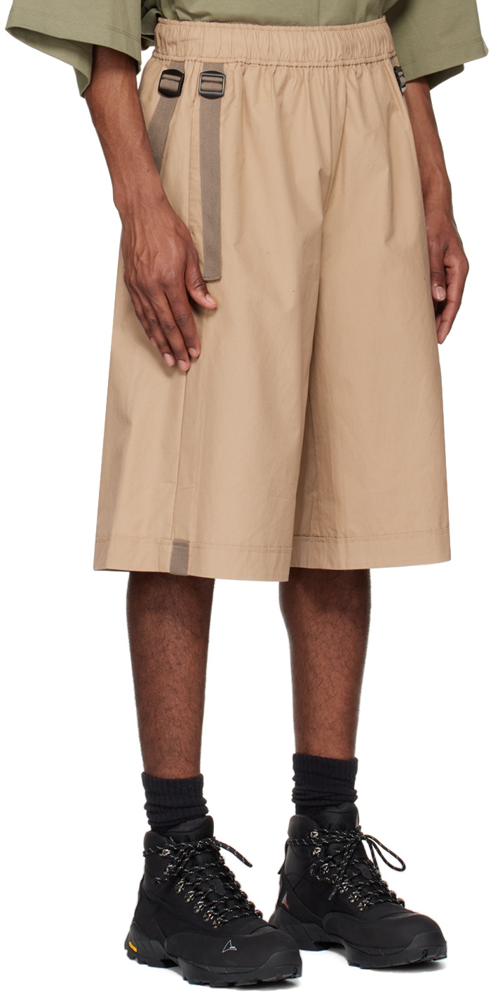 A. A. Spectrum Beige Blinders Shorts