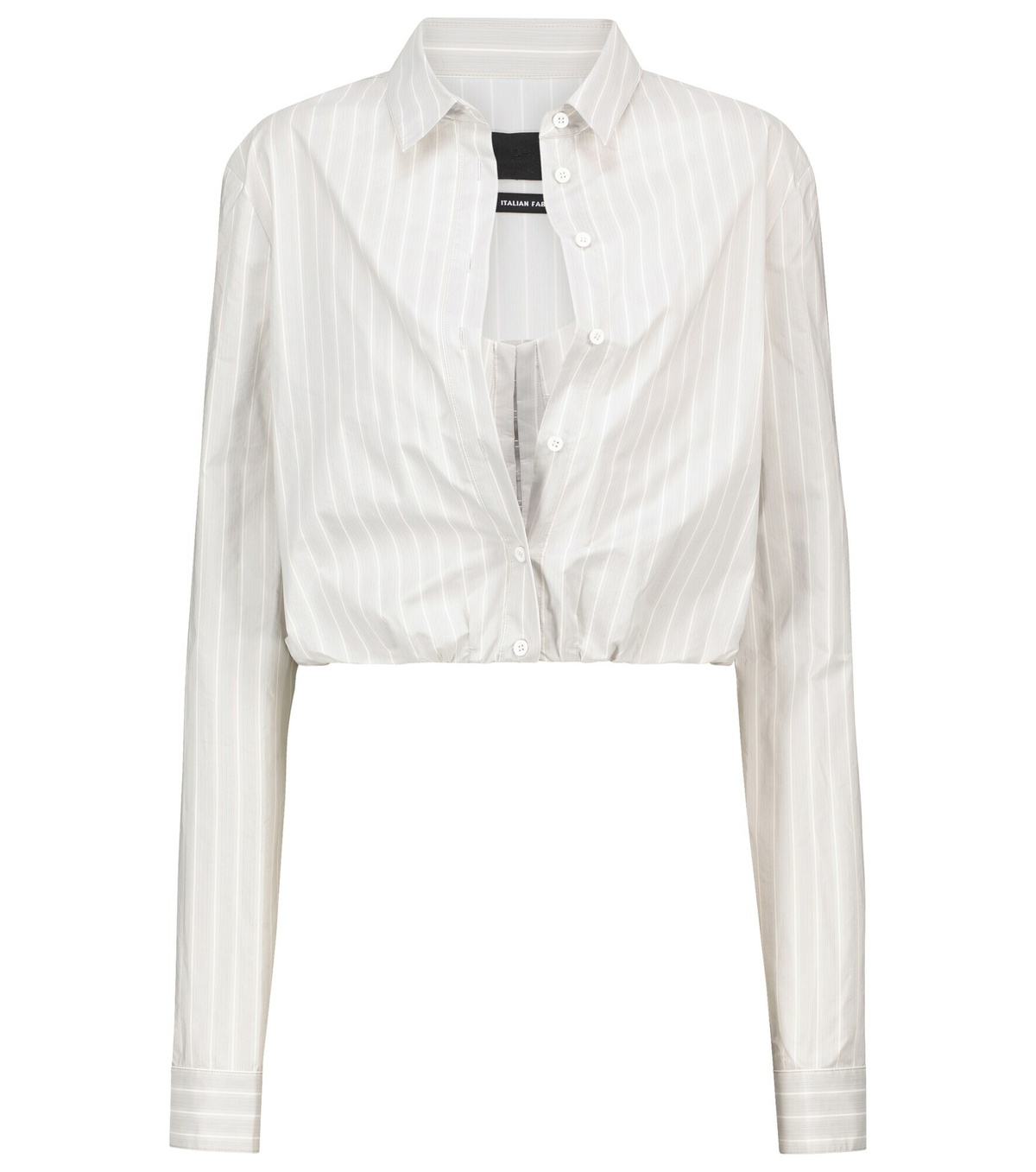 Rta - Ludovica pinstriped bustier shirt