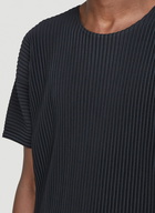 Pleated T-Shirt in Black