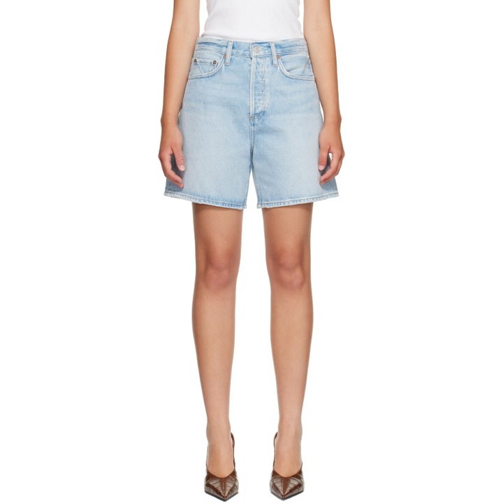 Photo: AGOLDE Blue Dame Denim Shorts