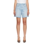 AGOLDE Blue Dame Denim Shorts