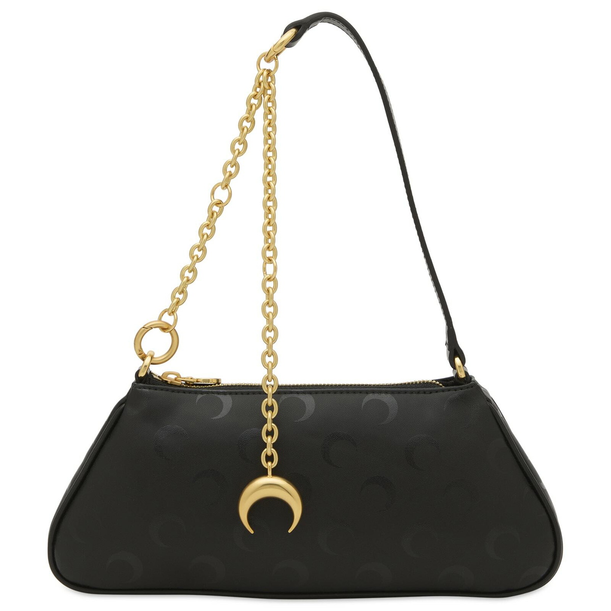Marine Serre Women's Moon Canvas Bag in Black 