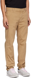 Nudie Jeans Beige Easy Alvin Trousers