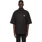 Balenciaga Black Crew Short Sleeve Shirt