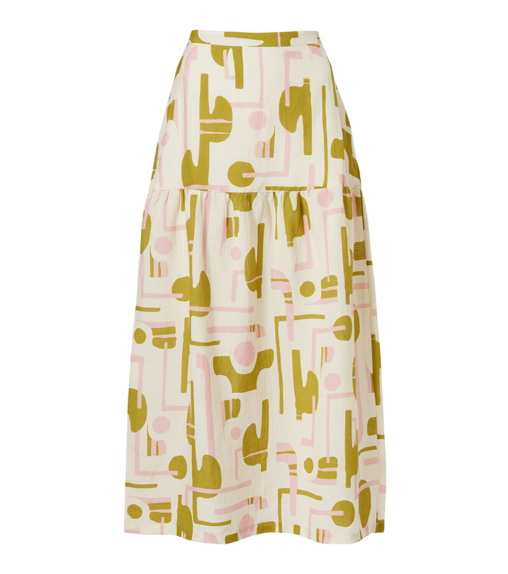 Photo: Adriana Degreas Balearic printed midi skirt