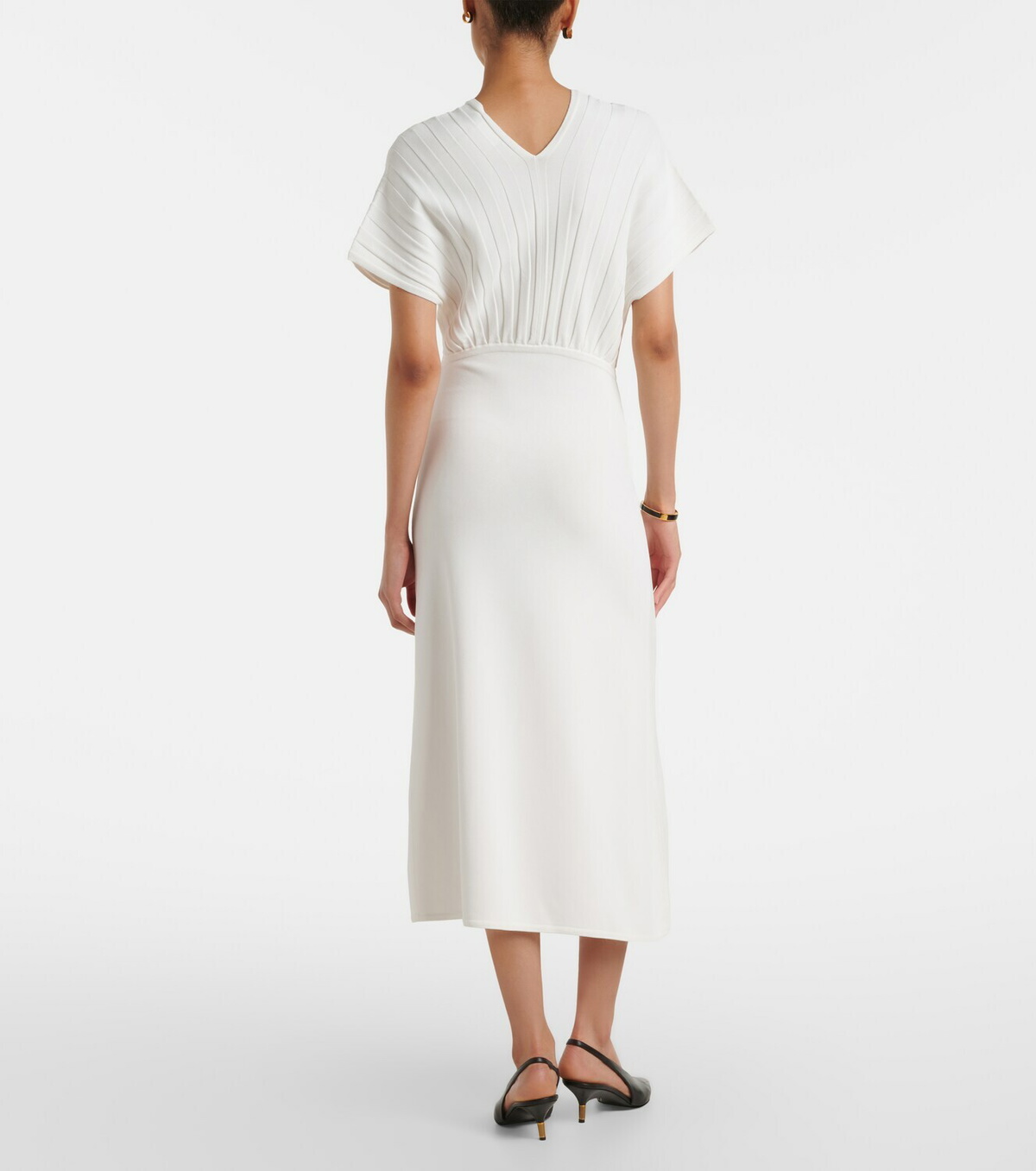 Max Mara Crêpe midi dress