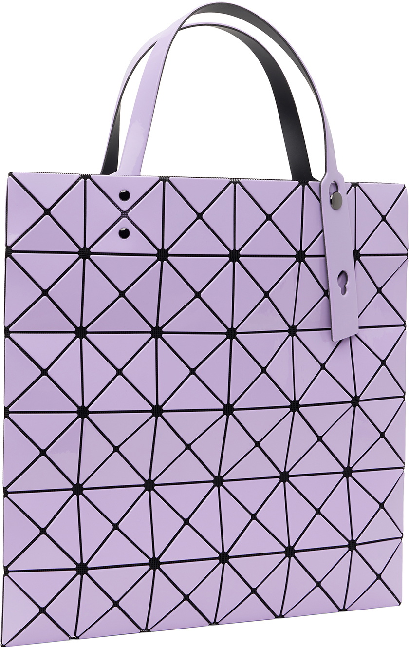 BAO BAO ISSEY MIYAKE Purple Lucent Gloss Tote Bao Bao Issey Miyake