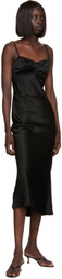 Anna October Black Waterlily Maxi Dress