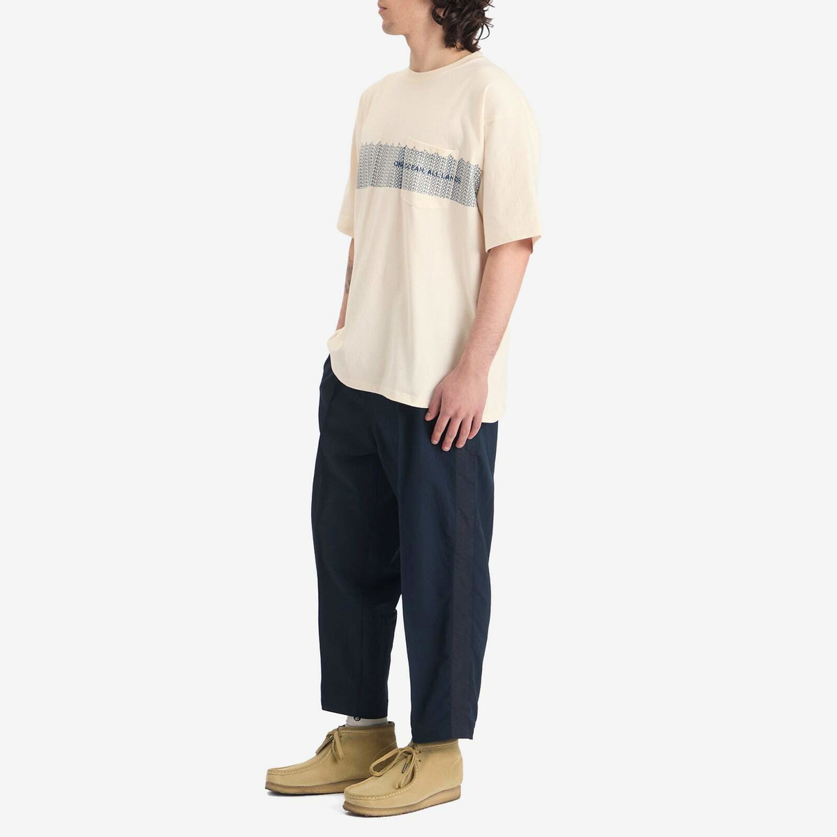 Nanamica Men's Alphadry Cropped Trousers in Navy Nanamica