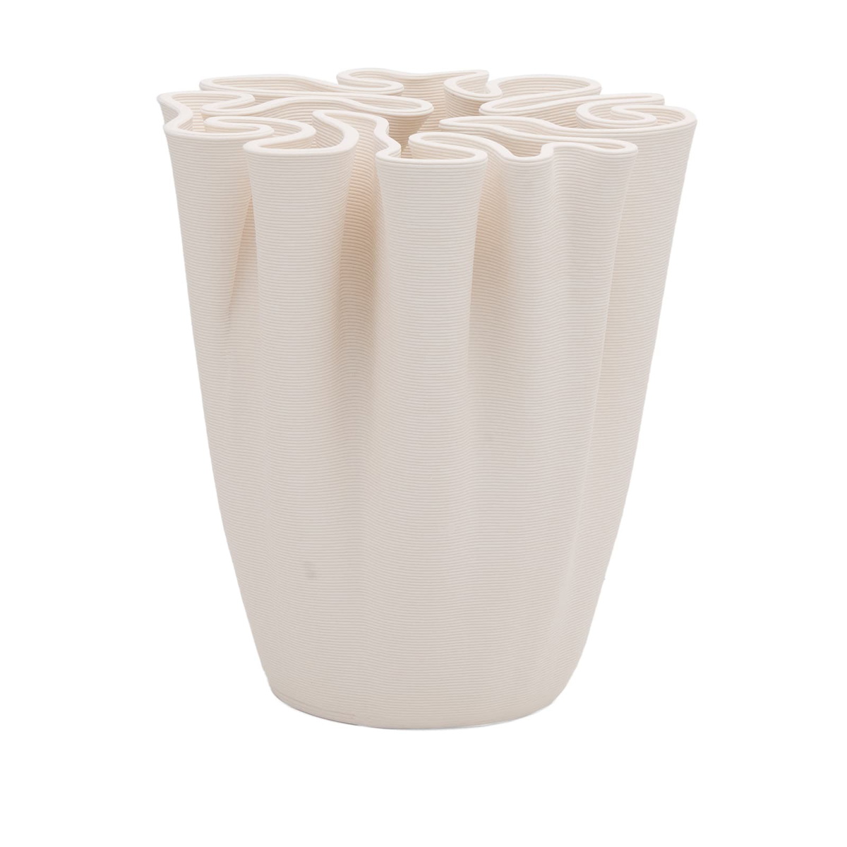 ferm LIVING Dedali Vase - H18 in Off-White 