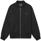 Fred Perry Men's x Raf Simons Printed Bomber Jacket in Black