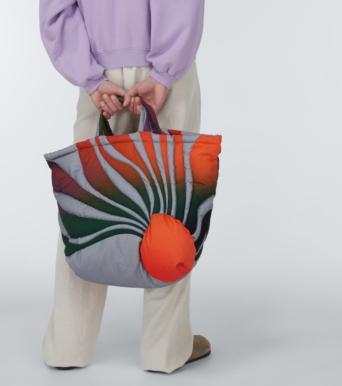 ERL - Quilted cotton tote bag ERL