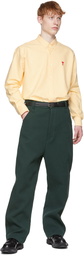 AMI Alexandre Mattiussi Green Alex Trousers