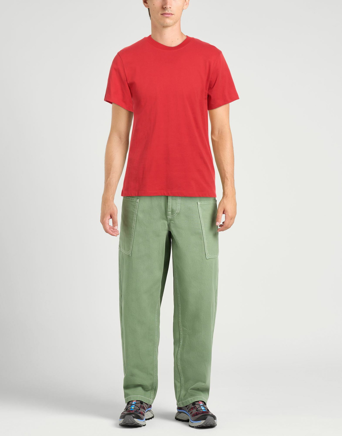 Sandro Mens T-shirt in Red