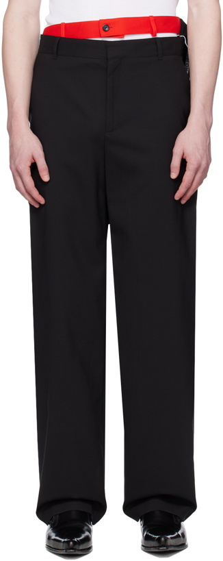 Photo: Y/Project Black Multi Waistband Trousers