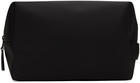 RAINS Black Large Wash Bag