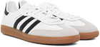 adidas Originals White & Black Samba Decon Sneakers