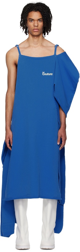 Photo: ANONYMOUS CLUB Blue Hooded Dress