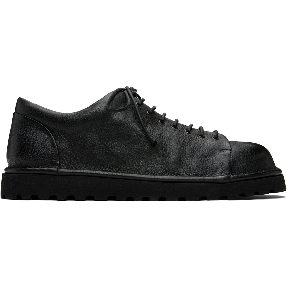 Marsèll Gomme Black Pallottola Pomice Leather Derbys