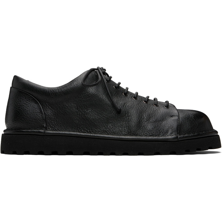 Photo: Marsèll Gomme Black Pallottola Pomice Leather Derbys