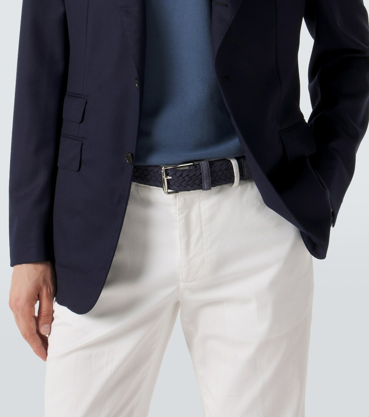 Tod's Braided suede belt