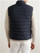 Zegna - Quilted Padded Shell Gilet - Blue